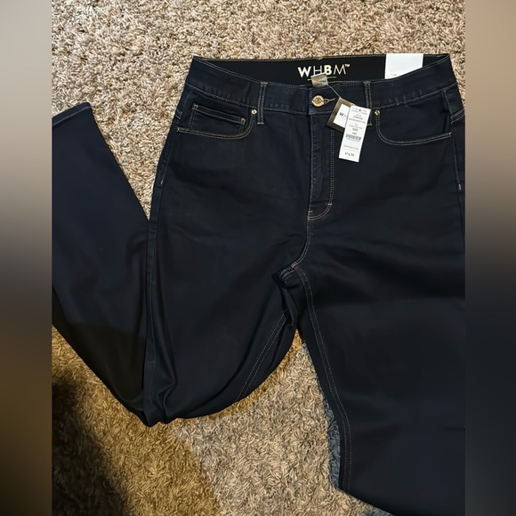 White House Black Market Denim - WHBM outlet High Rise skinny flare jeans size 10 short